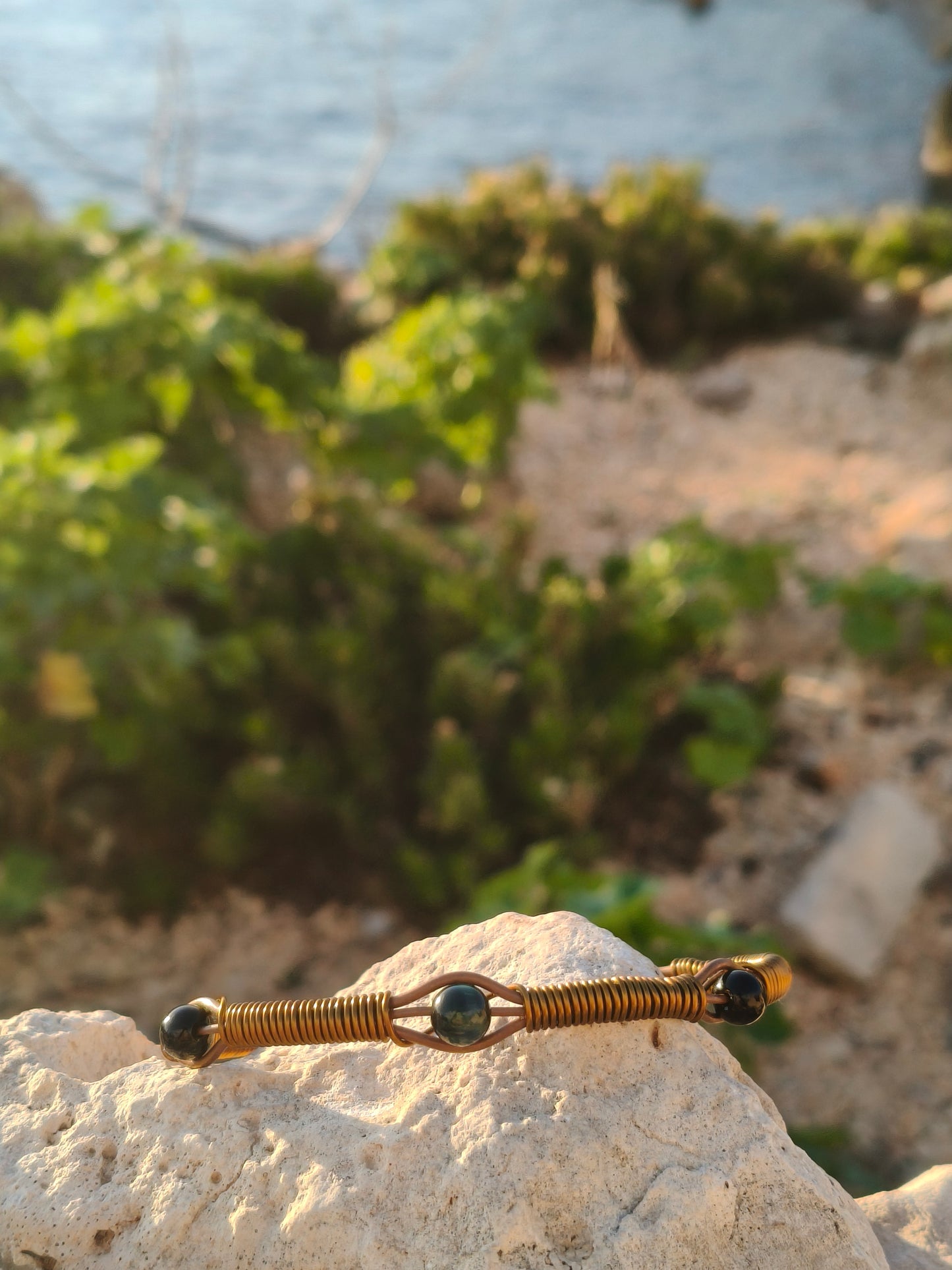 Brazalete de cobre Forest Eye