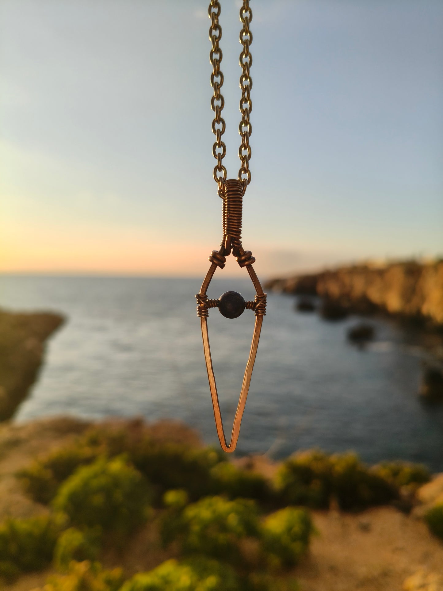 Deep Current Lapis Pendant