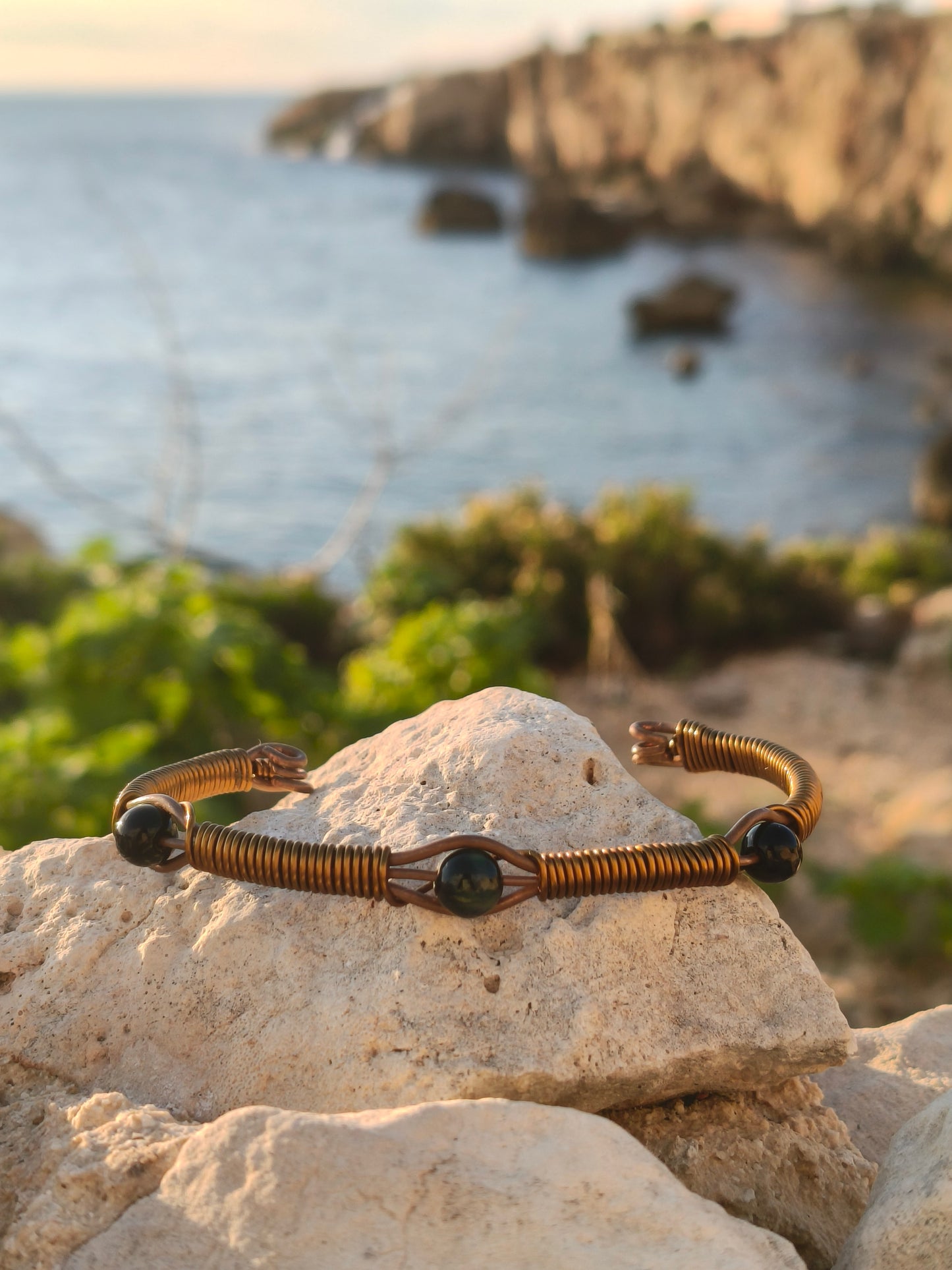 Brazalete de cobre Forest Eye