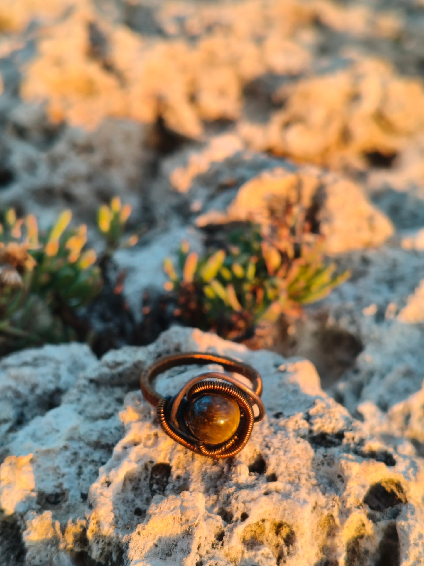 Earth Gaze Tiger Eye Ring