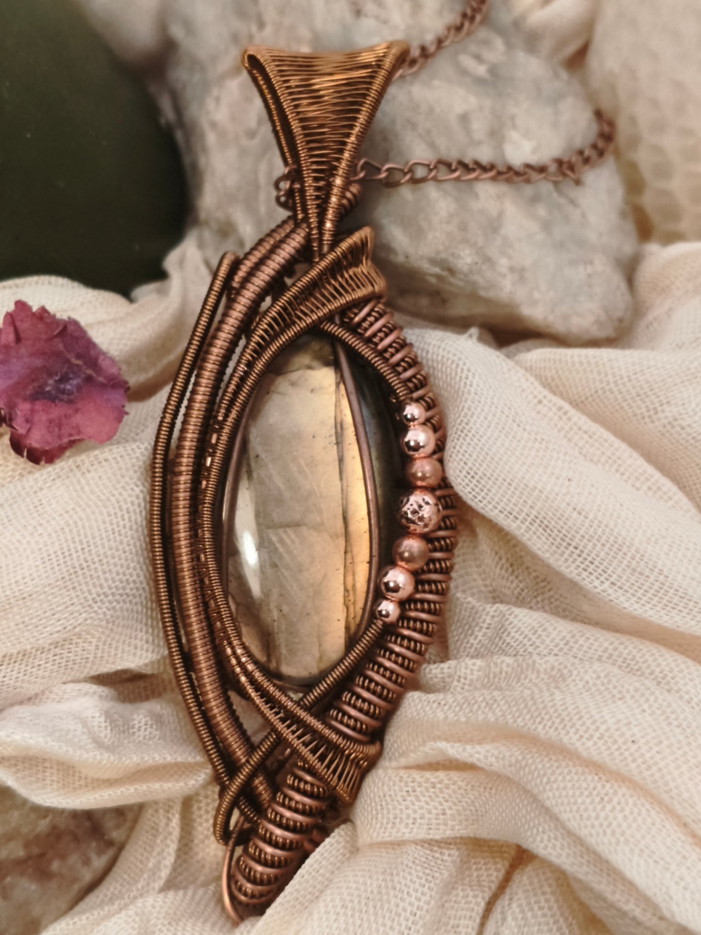 Aether Relic – Labradorite Pendant
