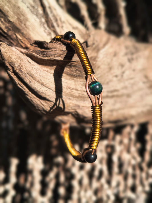 Brazalete de cobre Forest Eye