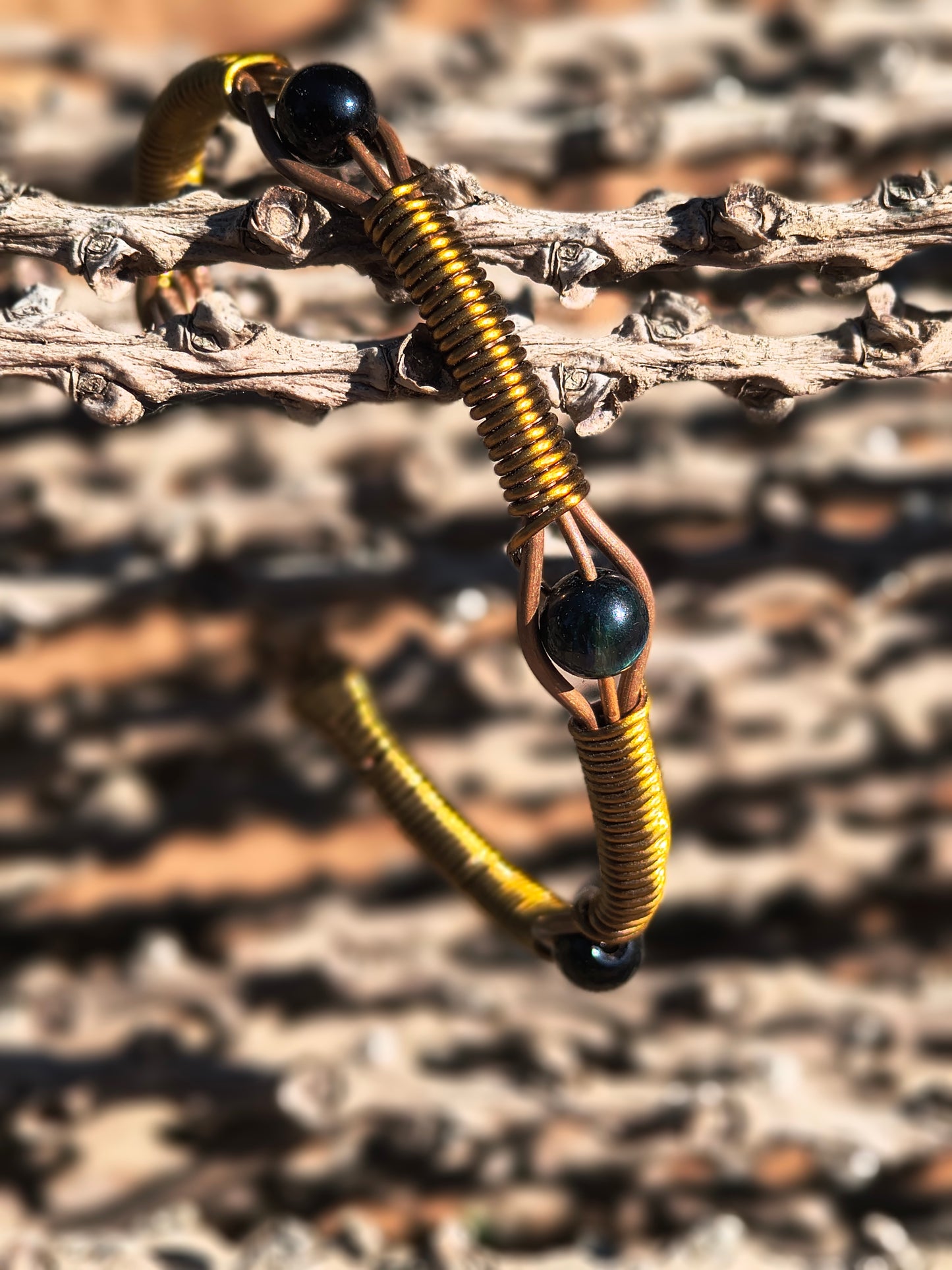Brazalete de cobre Forest Eye
